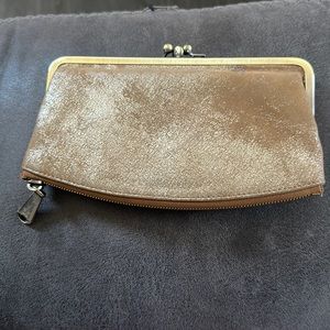 Metallic Hobo Wallet